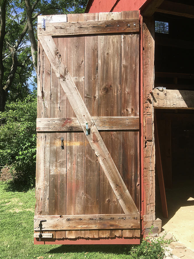 Old Barn Door Photograph by Steven Nelson