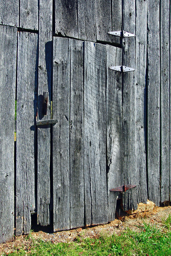 Old Barn Door Photograph by The James Roney Collection