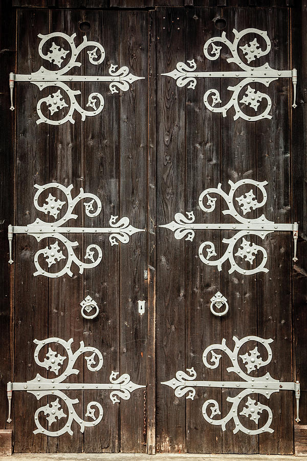 Old barn doors Photograph by Alexey Stiop