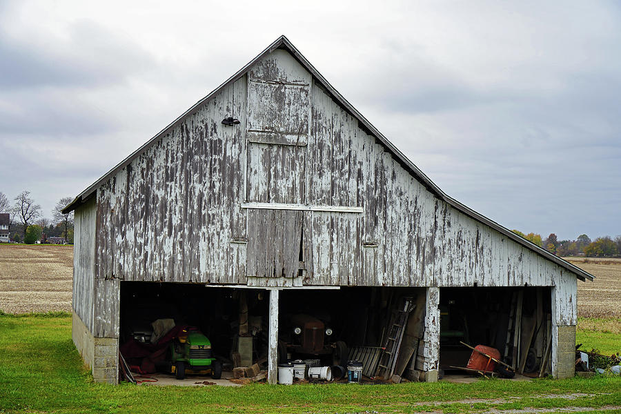 Old Barn Found In Delaware County In Indiana Photograph