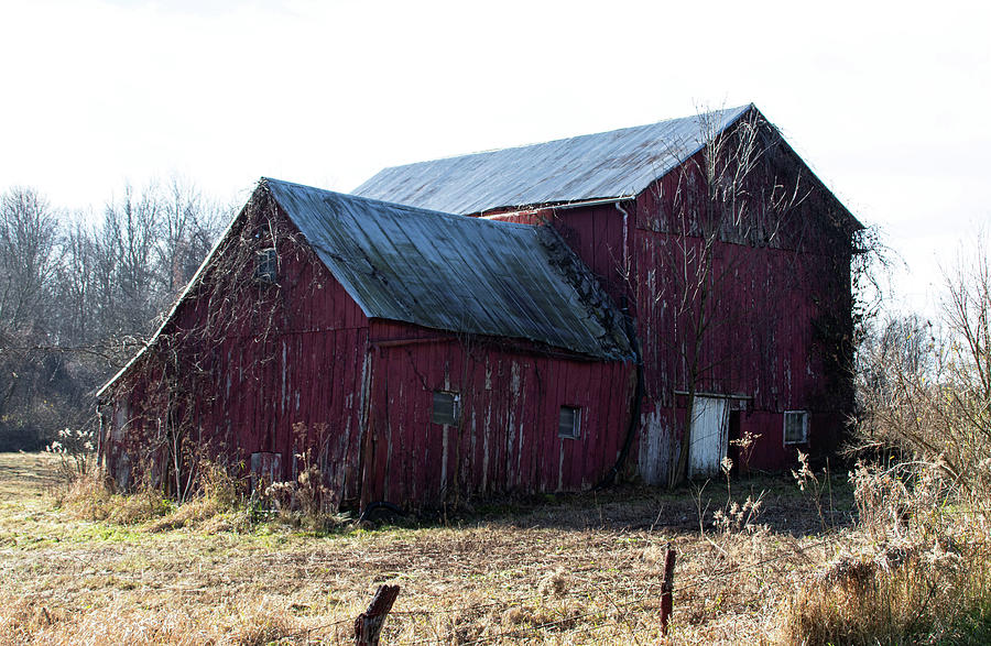 Old Barn On A Country Road Photograph