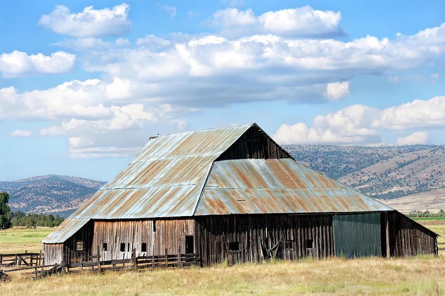 Old Barn on the Lookout-Hackamore Road  Photograph by Kathleen Bishop