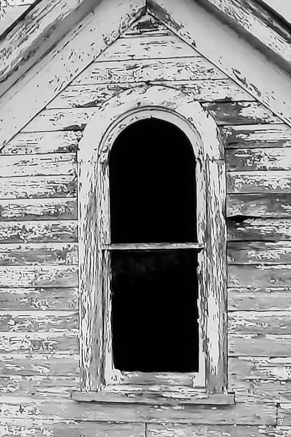 Old Barn Oval Window Photograph