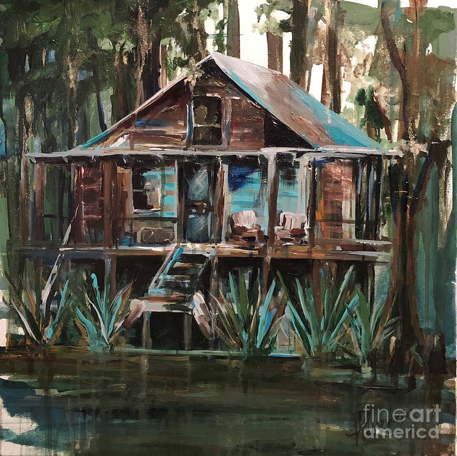 Old Bayou Home Painting by Denise Morencie - Fine Art America