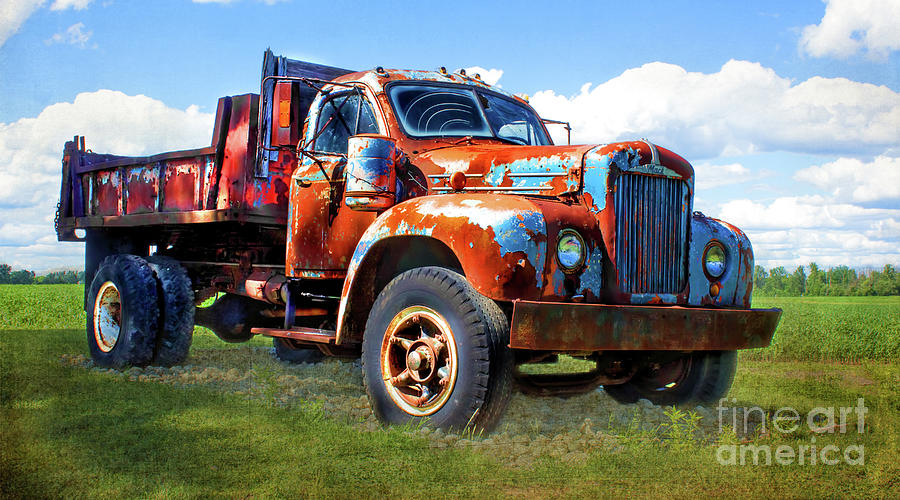 Old Big Mack Dump Truck Photograph by Barbara McMahon