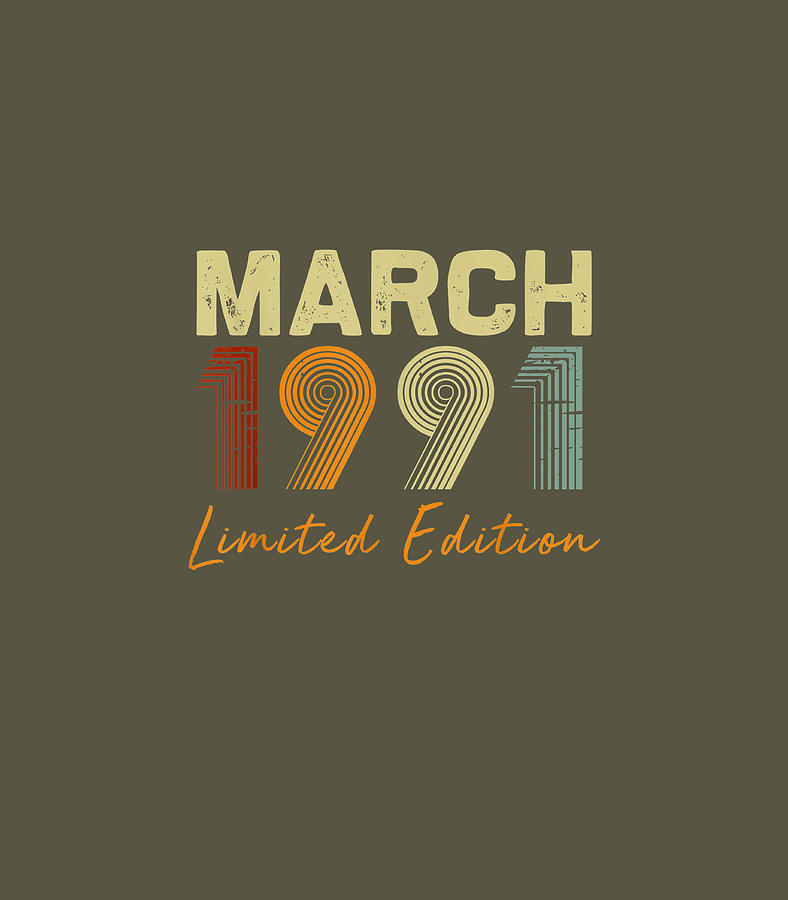 Old Birthday March 1991 Limited Edition Digital Art by Keqian Ayat ...