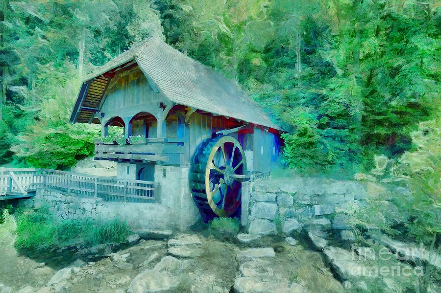 Old Black Forest Mill Photograph by Eva Lechner