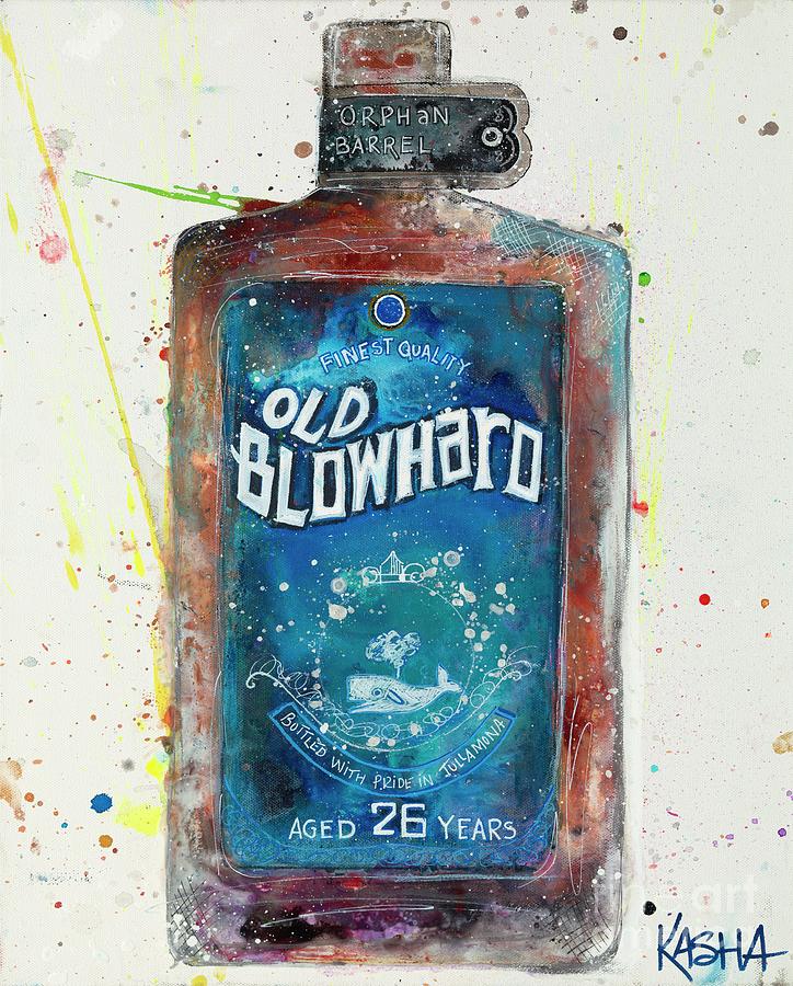 Old Blowhard Painting by Kasha Ritter