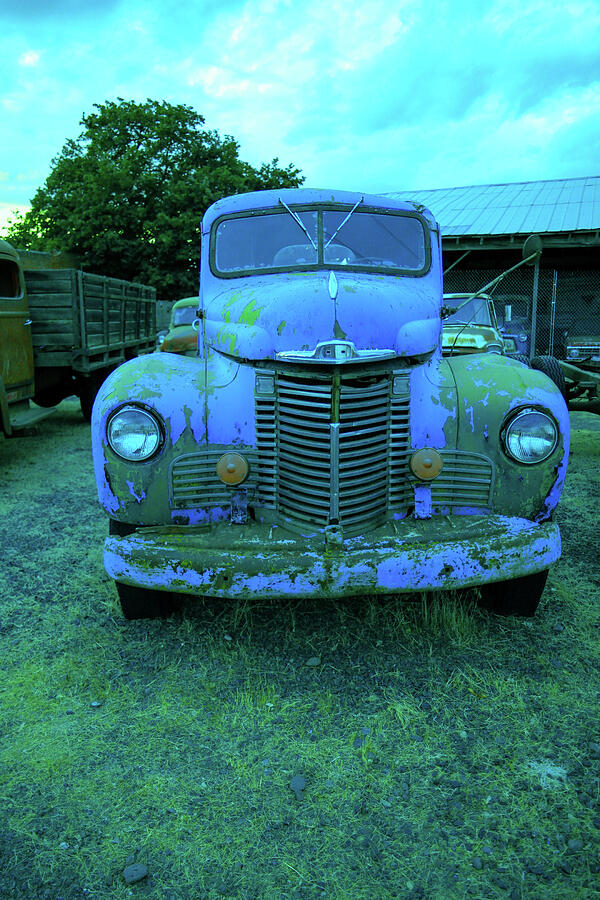 Old blue international Photograph by Jeff Swan