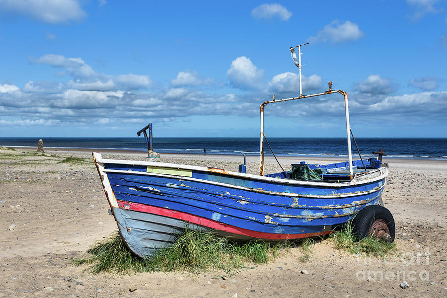 Old Boat, Marske-by-the-Sea Photograph by Tom Holmes Photography
