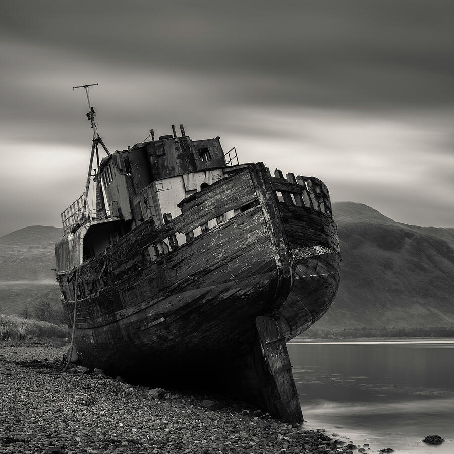 Old Boat of Caol Photograph by Dave Bowman - Fine Art America