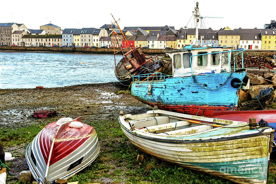 Old Boats in Galway by John Rizzuto Old Boats in Galway by John Rizzuto
