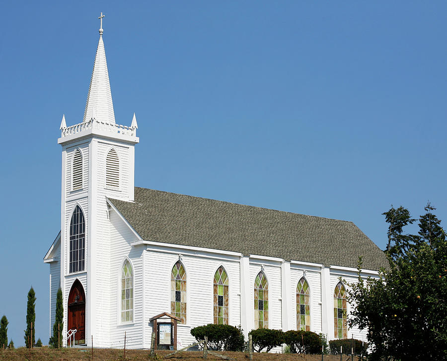Old Bodega Bay Church Photograph