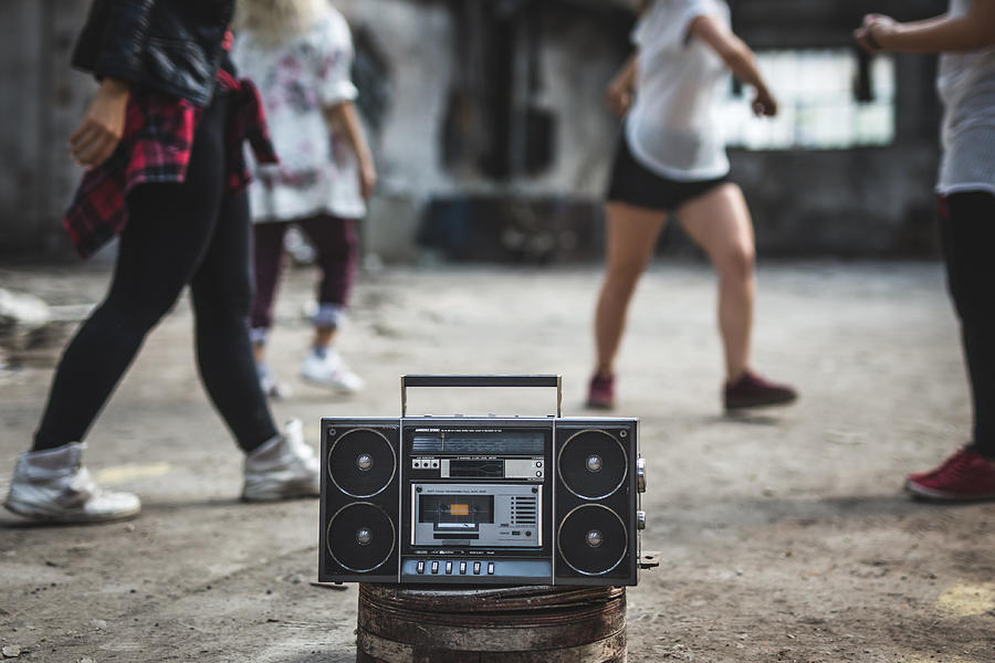 Old boombox Photograph by Chabybucko