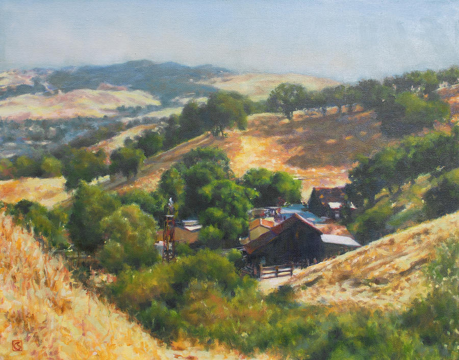 Old Borges Ranch Painting by Kerima Swain