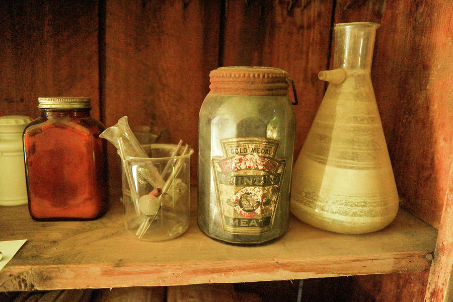 Old Bottles And Things Photograph