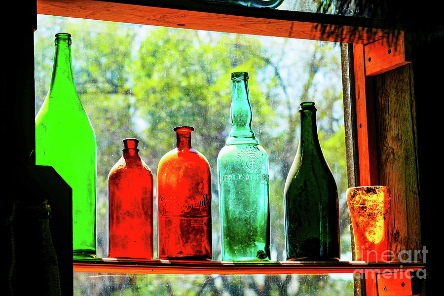 Old Bottles Photograph