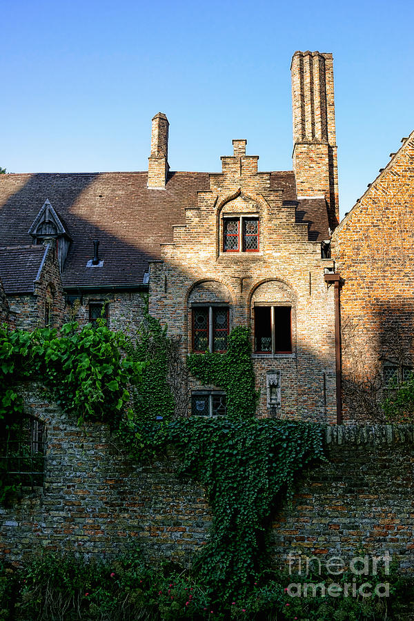 Old Brick Building in Bruges Photograph by Olivier Le Queinec