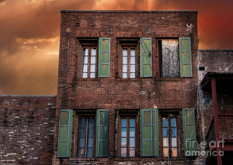 Old Bricks And Windows Photograph by Mitch Shindelbower