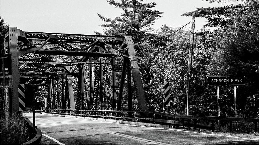 Old Bridge Black and White Photograph by Louis Dallara
