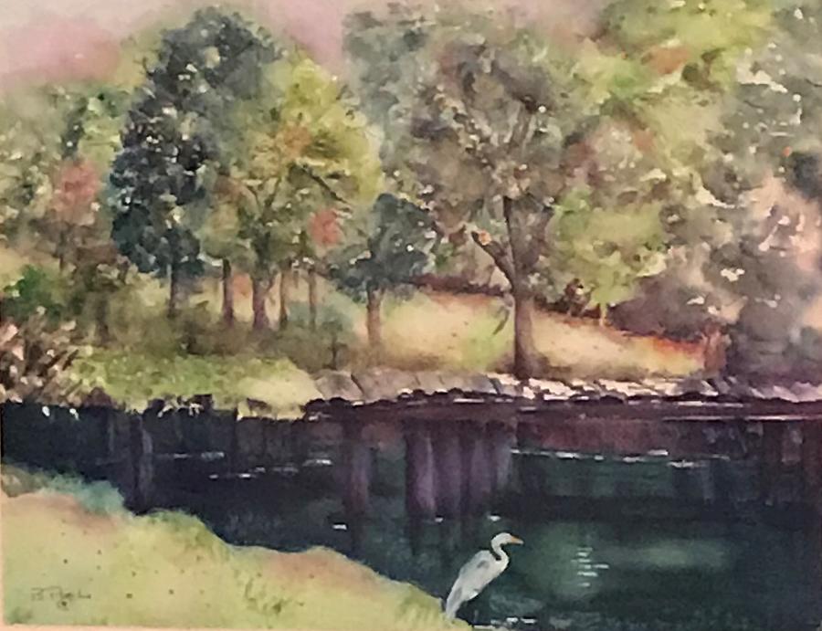 Old Bridge in Montegut, LA Painting by Betty Porche - Fine Art America