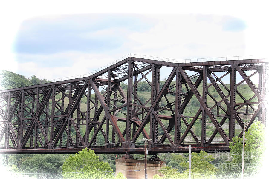 Old Bridge Steubenville Two Photograph by Roberta Byram