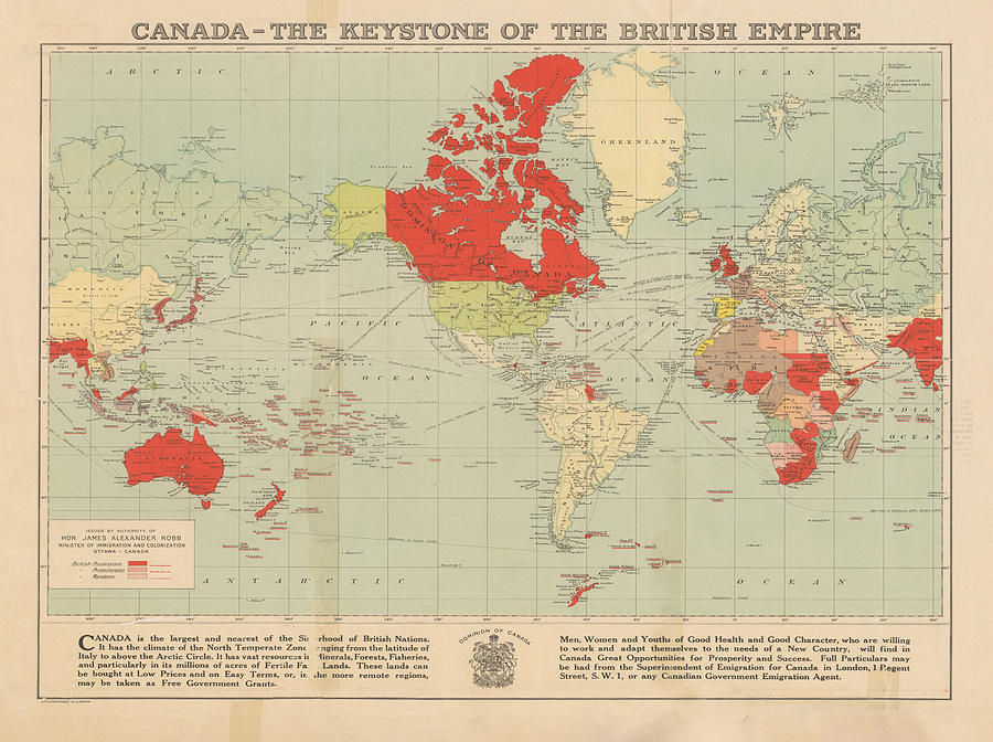 british empire map 1900