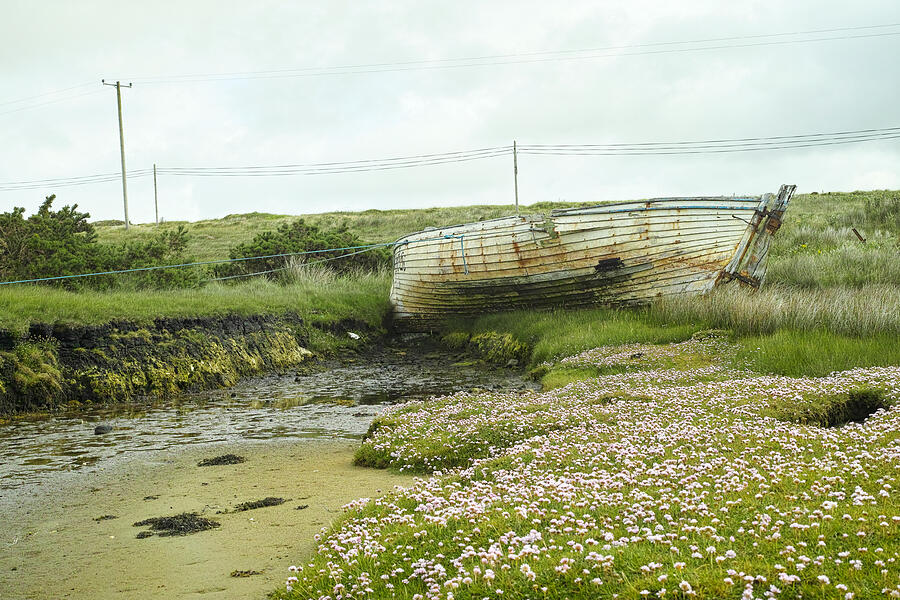 Old broken fishing boat Photograph by Konstantin Antipenko
