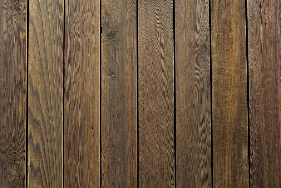 Old Brown Rustic Dark Wooden Texture - Panorama Wood Background Long 