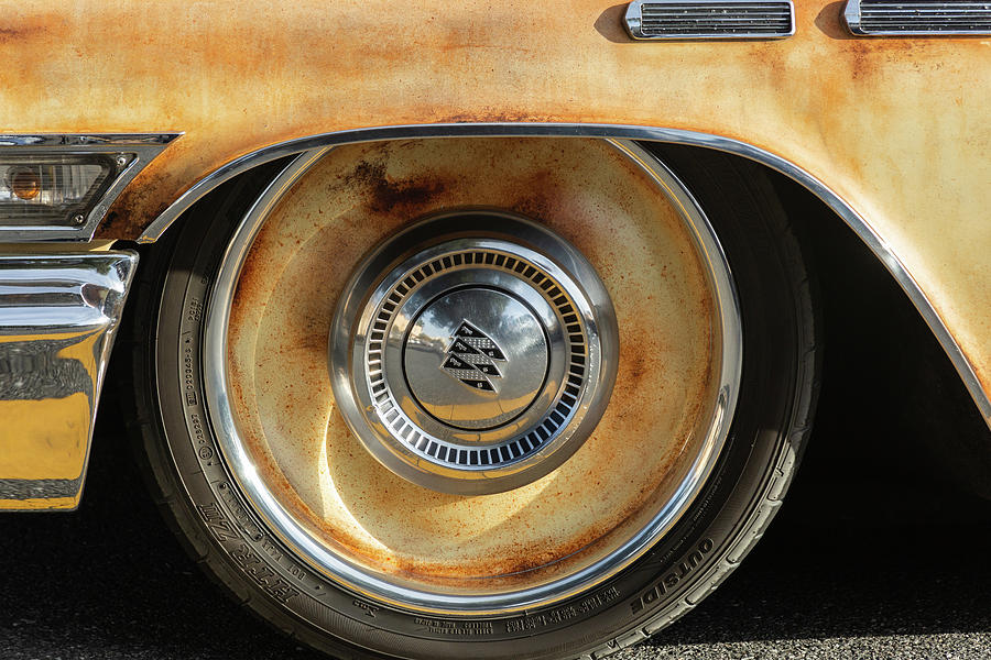 Old Buick Wheel Photograph by Terri Morris - Fine Art America