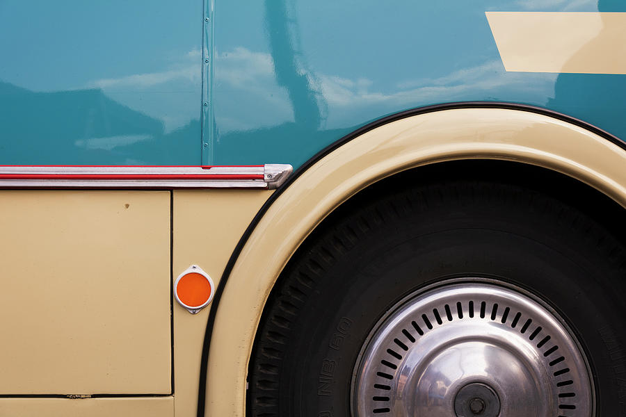 Old Bus Close-up Photograph by Martin Vorel Minimalist Photography