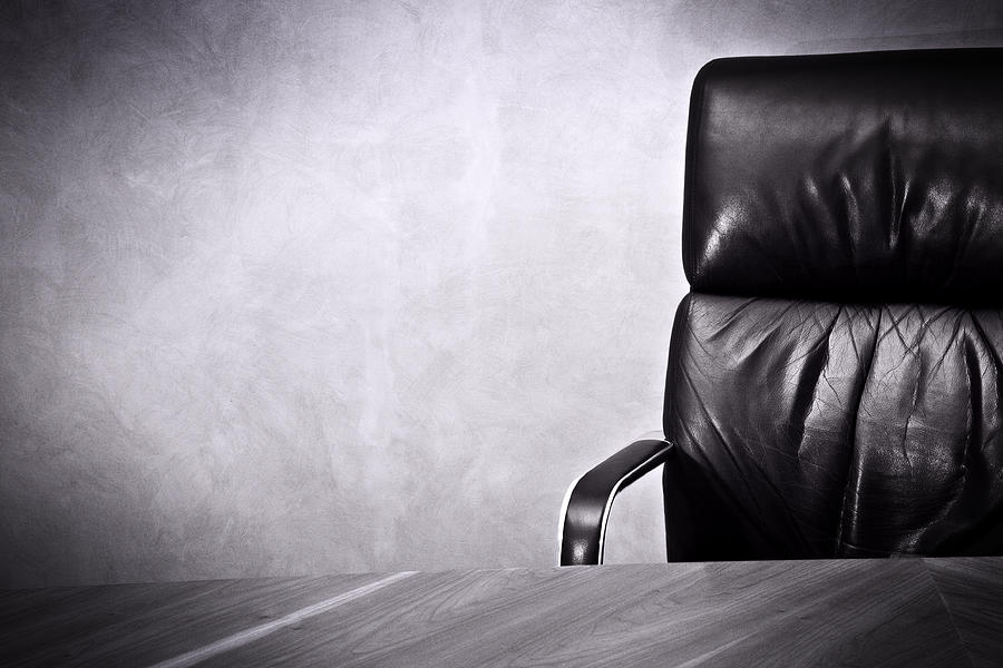 Old business great  Success- Leather chair and desk Photograph by Pinopic