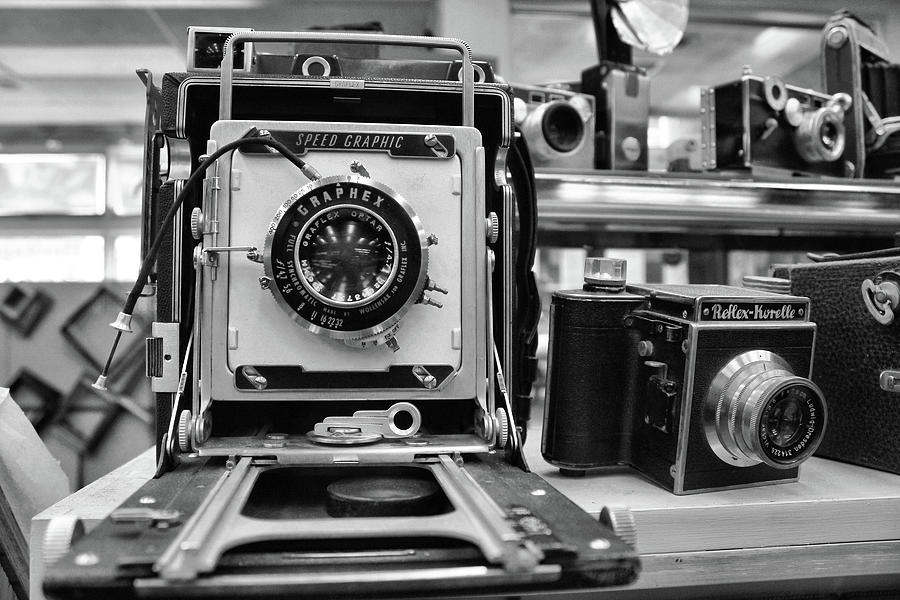 Old Cameras Photograph by Joseph C Hinson
