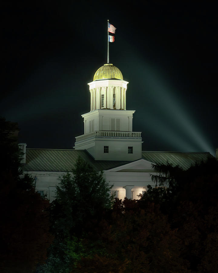 Old Capitol Dome - Iowa City Photograph by Susan Rissi Tregoning