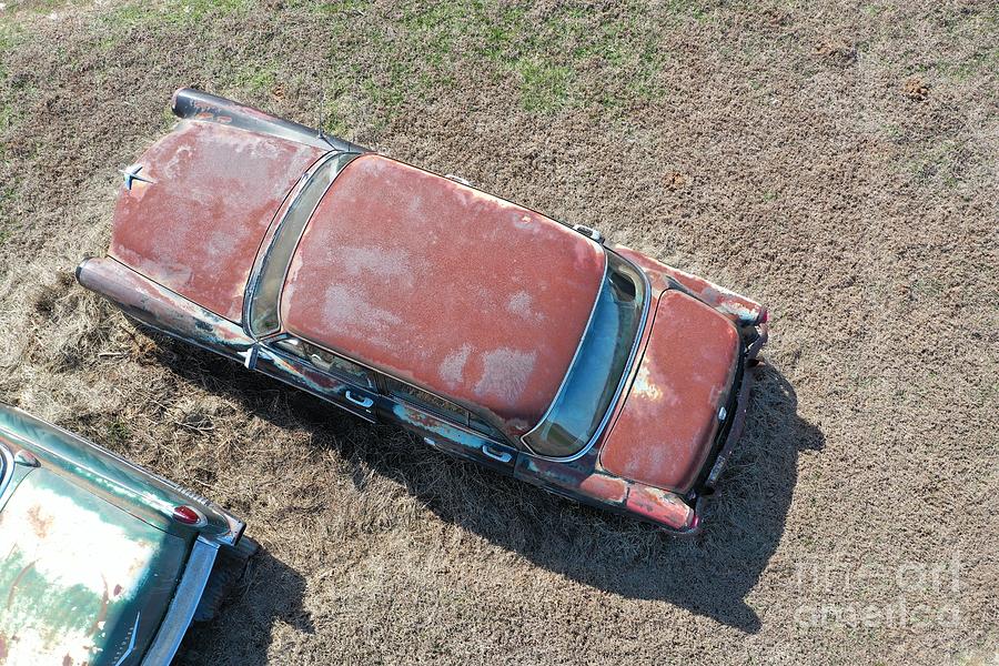 Old Car drone shot Photograph by Dwight Cook | Fine Art America