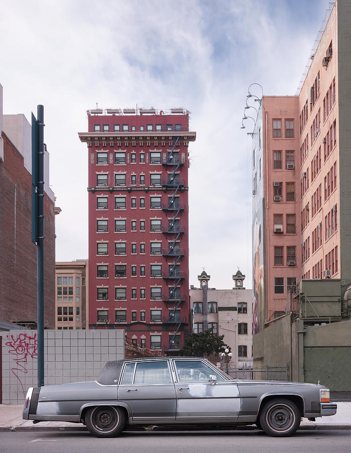 Old Car in Downtown San Diego Photograph by William Dunigan - Fine Art