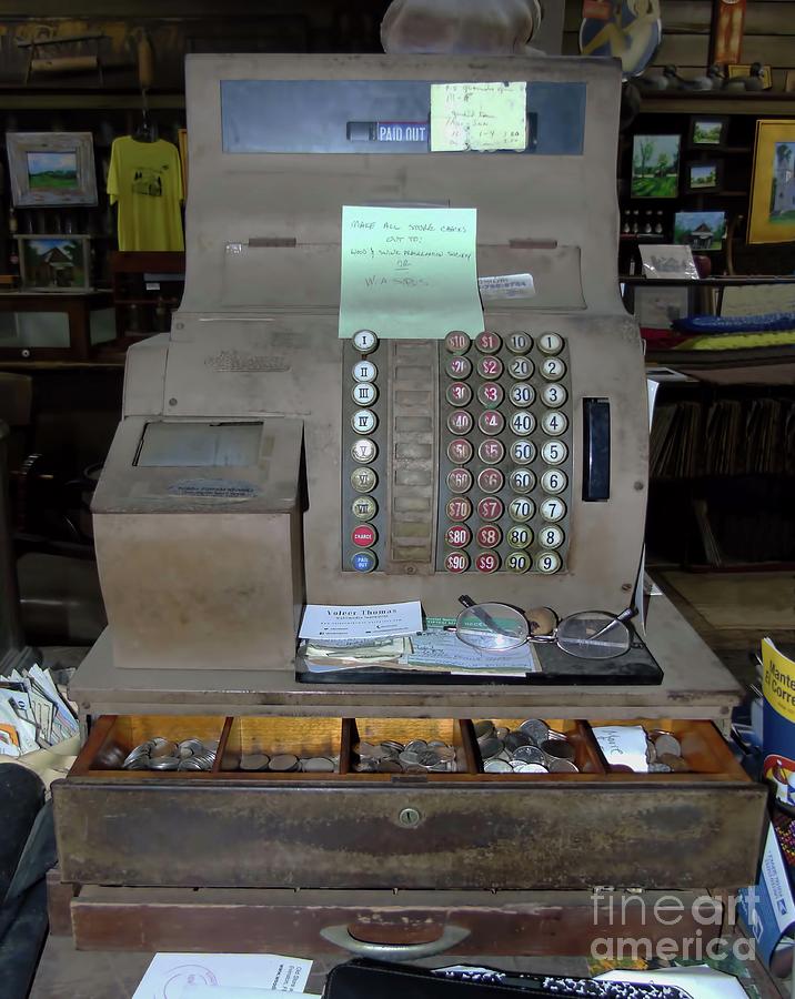 Old cash store registers