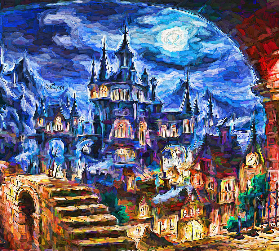 Old Castle 3 Painting