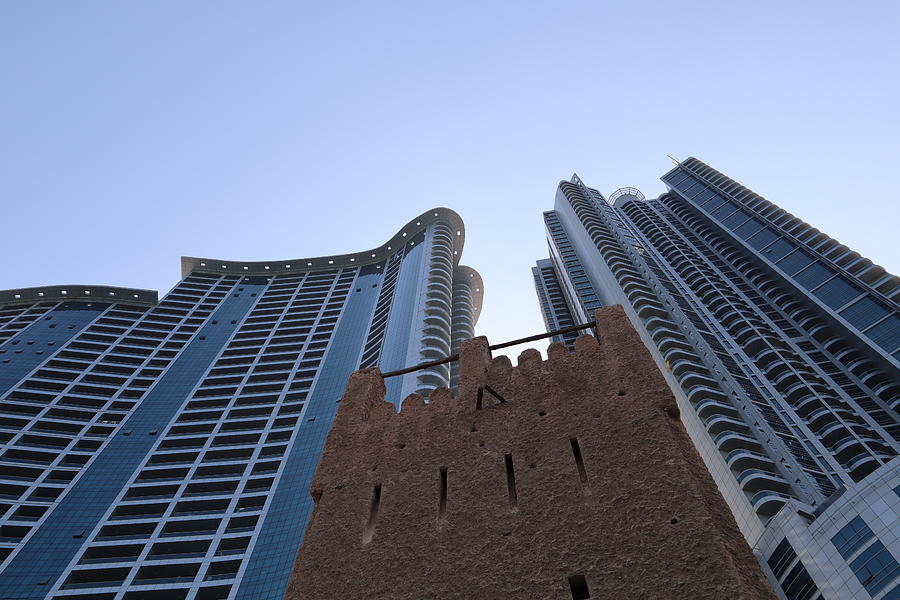 Old castle and modern architecture Photograph by Shakil Darwish - Fine ...