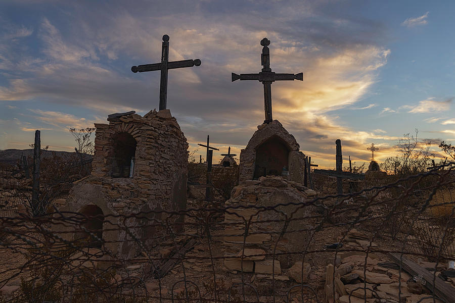 Old Cemetery Terlingua Photograph by Fran Gallogly