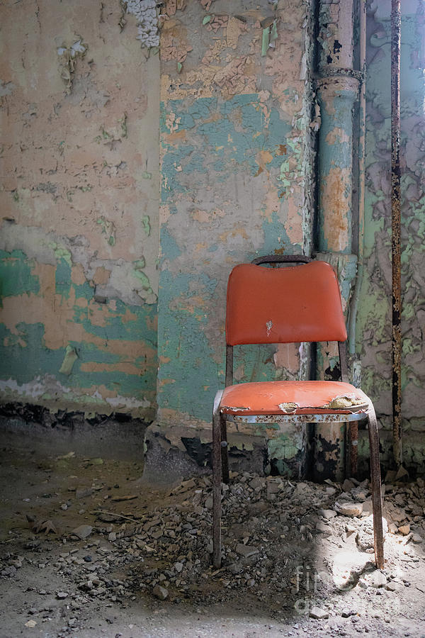 Old Chair Abandoned Prison Photograph by Edward Fielding