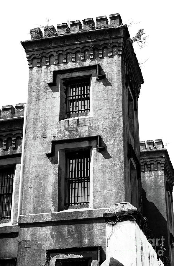 Old Charleston Jail Profile Photograph by John Rizzuto