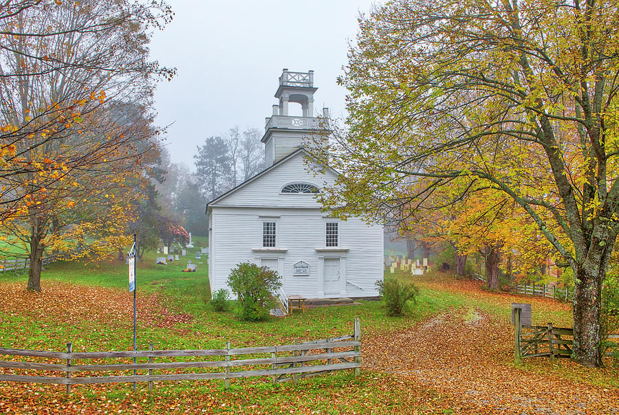 Old Christ Church in Bethel Vermont Photograph by Juergen Roth