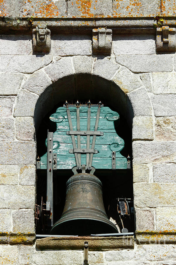 Old church bell Caminha Portugal Photograph by James Brunker