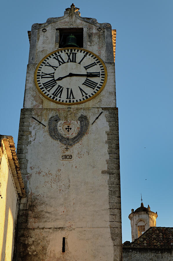 Architecture Photograph - Old Church Clock Tower by Angelo DeVal