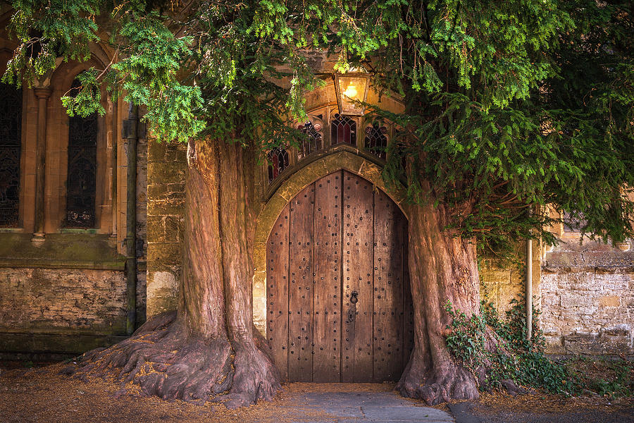 Old Church Door, Stow-on-the Wold Photograph by Andrew Soundarajan
