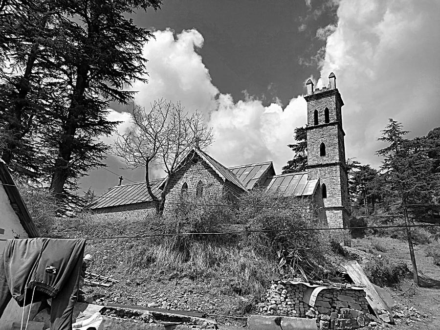 Old Church in Himalayas #1 Photograph by Salman Ravish