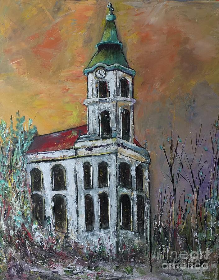 Old Church  Painting by Maria Karlosak