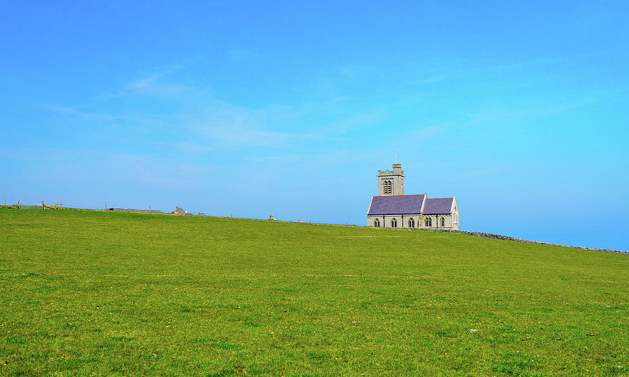 Old church on the Island of Lundy off Devon Photograph by Steven Heap