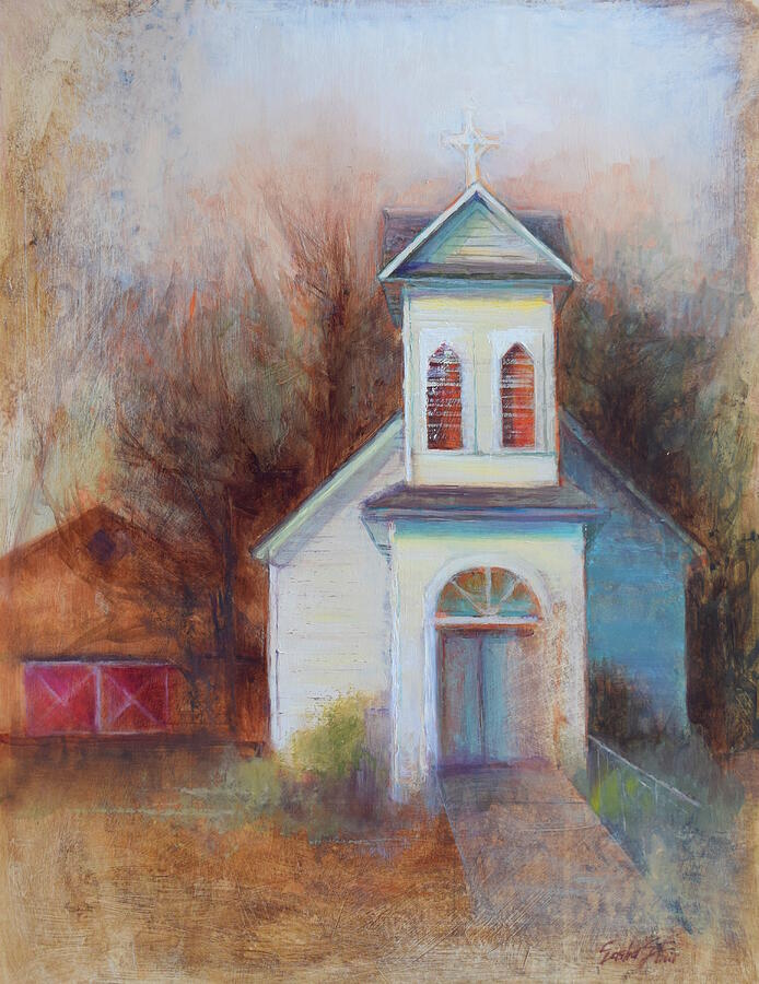 Old Church, Pioneer Chapel in Quincy, Washington State Painting by Sasha S Fair Old Church, Pioneer Chapel in Quincy, Washington State Painting by Sasha S Fair